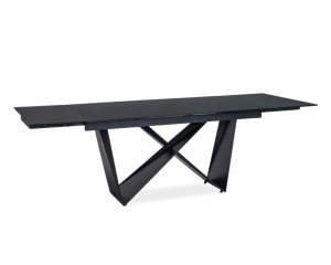 Стол стеклянный Signal Cavalli 160(240)X90 матовый черный